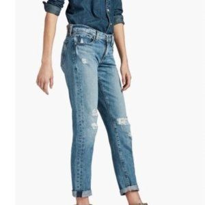 Lucky Brand Sienna Slim Boyfriend Jeans in Bixel Destroy